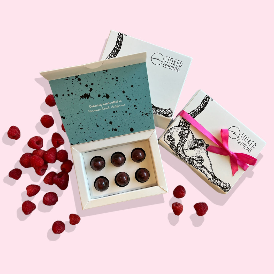 Raspberry Caramels